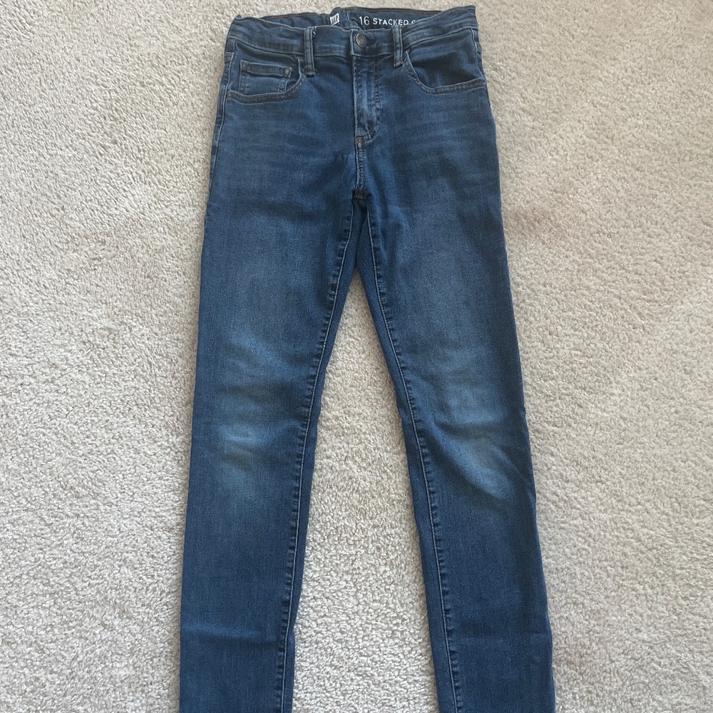 Gap Kids size 16 stacked skinny